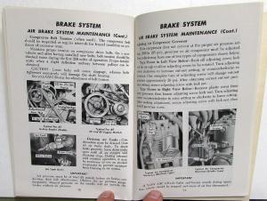 1966 GMC Diesel Powered Trucks Owners Manual Care & Op Series 53 & 71 Models