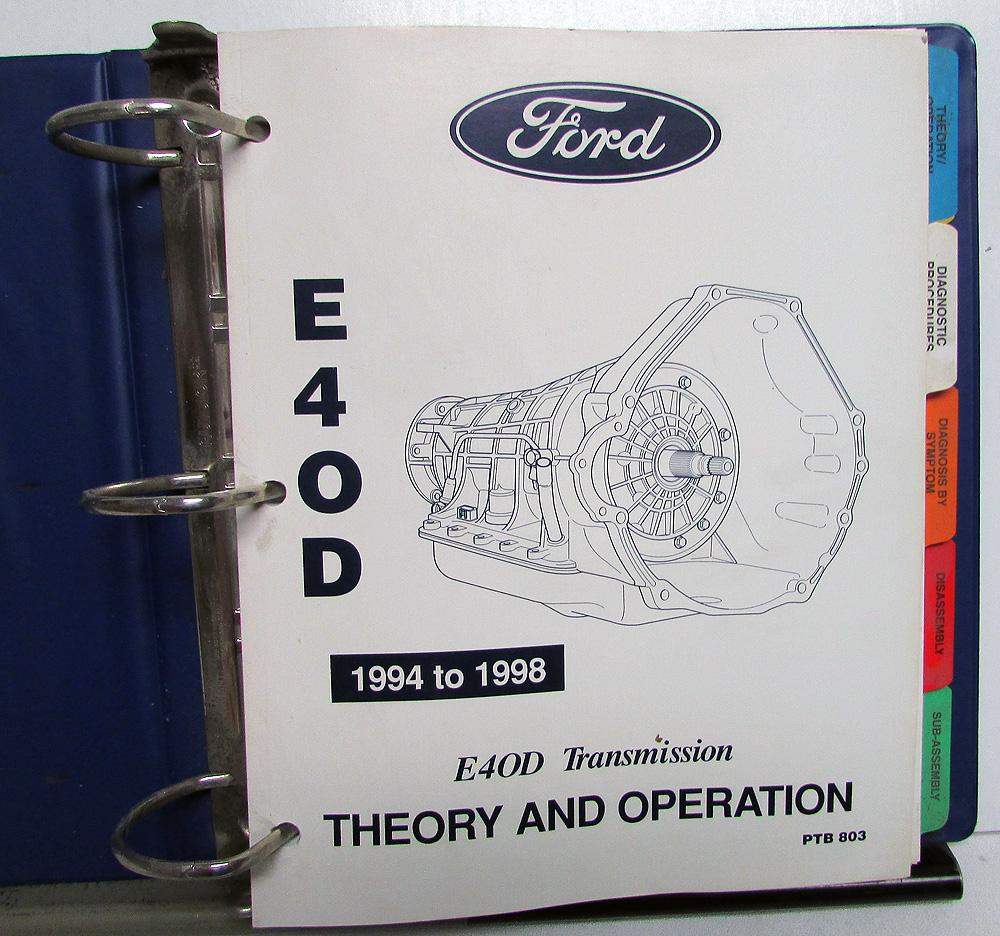 Bishko Autobooks 1994 Ford Truck Bronco F-Series EVTM Shop Manual – Paper, 378 Pages