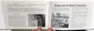 1967 GMC Handi-Van & Handi-Bus Owners Manual Care & Op G1500-G2500 Vans