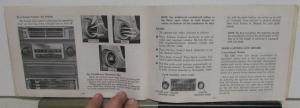 1968 GMC Truck Owners Manual Care & Op Gasoline Models 1500-3500 Pickups