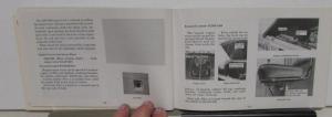 1969 GMC Truck Owners Manual Care & Op Gasoline Models 1500-3500 Pickup