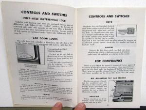 1969 GMC Truck Owners Manual Care & Op Diesel Models 53 71 Toro-Flow