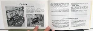 1969 GMC Handi-Van & Handi-Bus Owners Manual Care & Op G1500-G2500 Vans