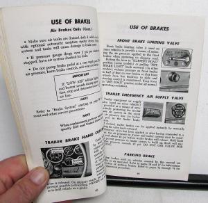 1971 GMC Truck Owners Manual Care & Op Instructions Gas Models 4500-9500