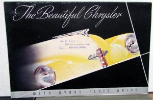 1946 Chrysler Sales Brochure Royal Windsor Saratoga New Yorker Town Country