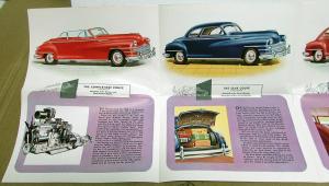 1946 Chrysler Sales Brochure Royal Windsor Saratoga New Yorker Town Country