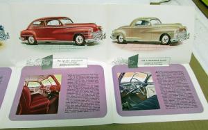 1946 Chrysler Sales Brochure Royal Windsor Saratoga New Yorker Town Country