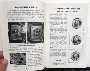 1969 GMC Truck Owners Manual Care & Op Instructions Astro 95 HD