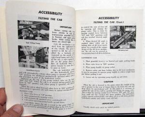 1969 GMC Truck Owners Manual Care & Op Instructions Astro 95 HD
