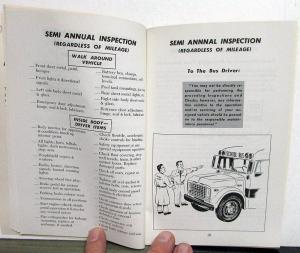 1972 GMC Truck Owners Manual Care & Op Instructions School Bus Gas & Diesel
