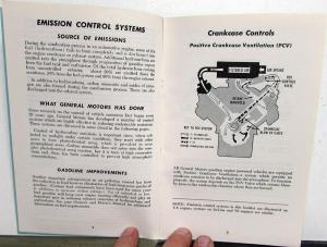 1973 GMC Truck Emission Control Maintenance & Warranty Info Gas Models 4500-9500