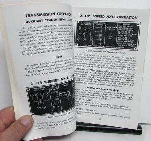 1973 GMC Truck Owners Manual Care & Op Instructions Astro 95 Models HD