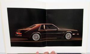 1981 Chrysler Imperial Dealer Sales Brochure W/Cardboard Sleeve Original