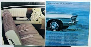 1967 Ford LTD XL Galaxie 500 Custom 500 Wagons Color Sales Brochure Revised