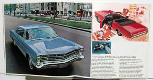 1967 Ford LTD XL Galaxie 500 Custom 500 Wagons Color Sales Brochure Revised