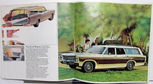 1967 Ford LTD XL Galaxie 500 Custom 500 Wagons Color Sales Brochure Revised
