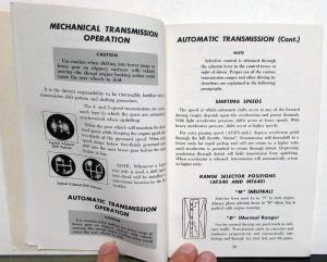 1973 GMC Truck Owners Manual Care & Op Instructions School Bus Gas & Diesel
