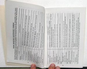 1973 GMC Truck Owners Manual Care & Op Instructions School Bus Gas & Diesel