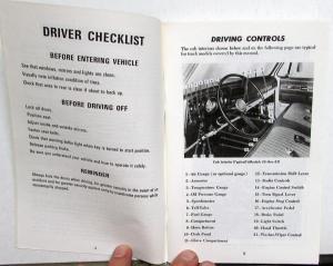 1974 GMC Truck Owners Manual Care & Op Instructions All Diesel Models