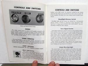 1974 GMC Truck Owners Manual Care & Op Instructions School Buses Gas & Diesel