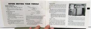 1975 GMC Van Owners Manual Care & Op Instructions Vandura Rally Wagon STX