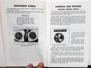 1975 GMC Truck Owners Manual Care & Op Instructions School Buses