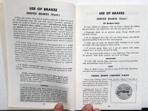 1975 GMC Truck Owners Manual Care & Op Instructions School Buses
