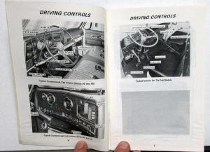 1975 GMC Truck Owners Manual Care & Op Instructions Gasoline 4500-8500 Models