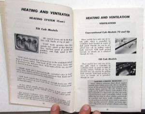 1975 GMC Truck Owners Manual Care & Op Instructions All Diesel Models