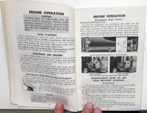 1975 GMC Truck Owners Manual Care & Op Instructions All Diesel Models