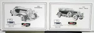 1988 Classic Cars Commemorative USPS Stamp Set AACA Packard Cord Duesenberg