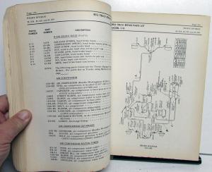 1949 REO Truck Dealer Parts Book Models C-D 23 D 236 D 23R Heavy Duty Orig