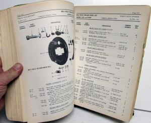 1949 REO Truck Dealer Parts Book Models C-D 23 D 236 D 23R Heavy Duty Orig