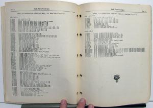 1938 Ford Canadian Dealer Body Parts Catalog Book Original Car Commercial Truck