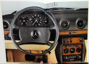 1981 Mercedes Benz Foreign Dealer German Text Sales Brochure 230 280 CE
