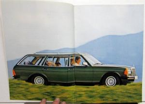1981 Mercedes Benz Foreign Dealer German Text Brochure 240 300 TD 230 280 TE