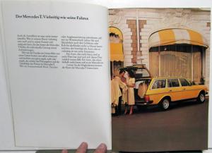 1981 Mercedes Benz Foreign Dealer German Text Brochure 240 300 TD 230 280 TE