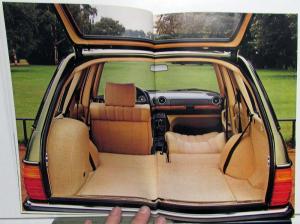 1981 Mercedes Benz Foreign Dealer German Text Brochure 240 300 TD 230 280 TE