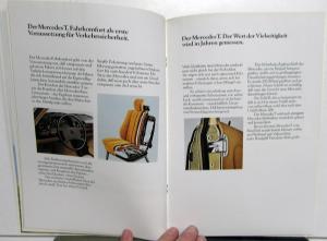 1981 Mercedes Benz Foreign Dealer German Text Brochure 240 300 TD 230 280 TE