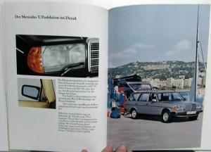 1981 Mercedes Benz Foreign Dealer German Text Brochure 240 300 TD 230 280 TE