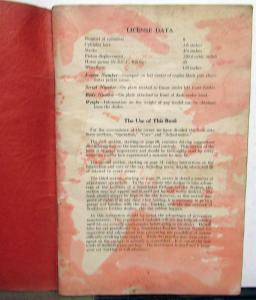 1929 Studebaker Commander Eight Owners Manual Care & Op Instructions Original