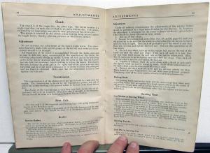 1929 Studebaker Commander Eight Owners Manual Care & Op Instructions Original