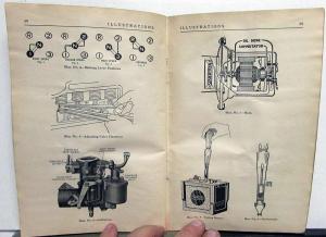 1929 Studebaker Commander Eight Owners Manual Care & Op Instructions Original