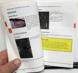 1990 Chevrolet Camaro Owners Manual Care & Op Instructions RS IROC Original