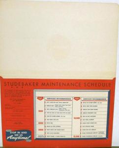 Studebaker Records & Maintenance Folder Envelope 1940s 1950s