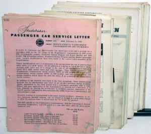 1956 1957 Studebaker Dealer Technical Service Bulletin Set Repair Model Updates