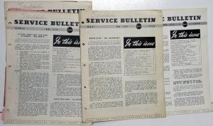 1956 1957 Studebaker Dealer Technical Service Bulletin Set Repair Model Updates