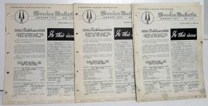 1956 1957 Studebaker Dealer Technical Service Bulletin Set Repair Model Updates