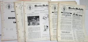 1956 1957 Studebaker Dealer Technical Service Bulletin Set Repair Model Updates