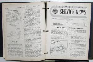 1959-1964 Chevrolet Dealer Service News Bulletins Repair Updates 409 Car Truck